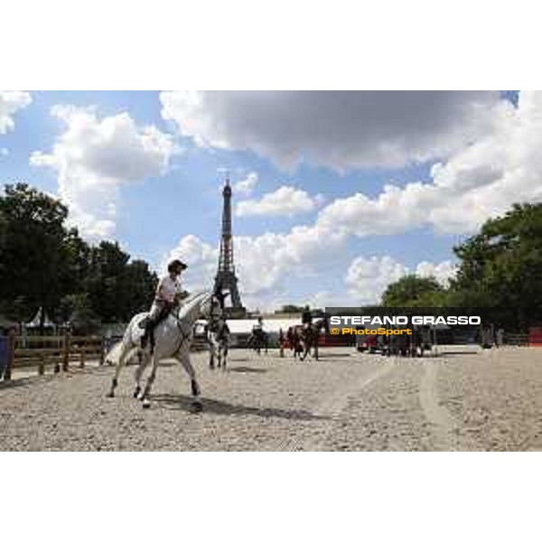 LGCT of Paris Eiffel - Warm up - - Paris Eiffel, Champ de Mars, 4 July 2018 - ph.Stefano Grasso/LGCT