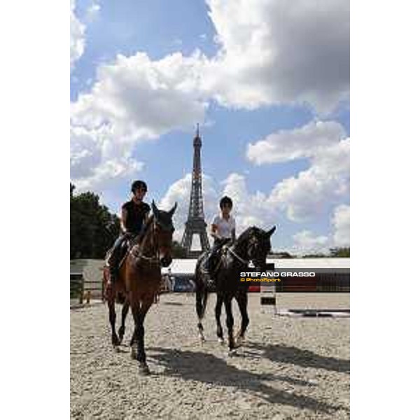 LGCT of Paris Eiffel - Warm up - - Paris Eiffel, Champ de Mars, 4 July 2018 - ph.Stefano Grasso/LGCT