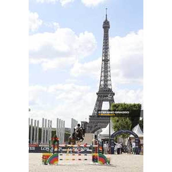 LGCT of Paris Eiffel - Warm up - Edwina Tops-Alexander (AUS) - Paris Eiffel, Champ de Mars, 4 July 2018 - ph.Stefano Grasso/LGCT