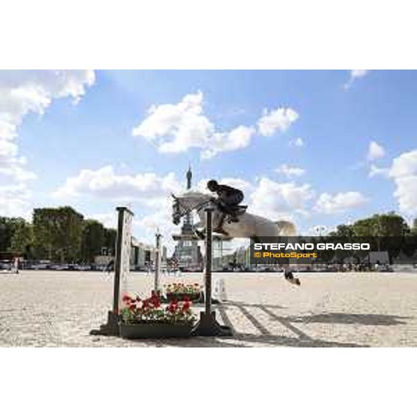 LGCT of Paris Eiffel - Warm up - Bassem Hassan Mohammed (QAT) - Paris Eiffel, Champ de Mars, 4 July 2018 - ph.Stefano Grasso/LGCT