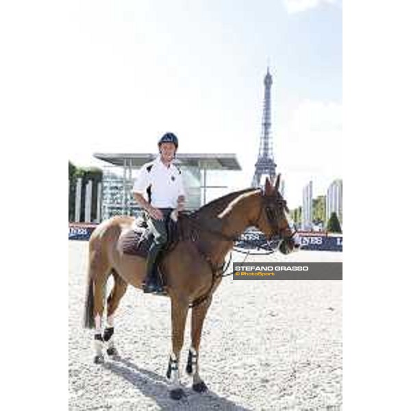 LGCT of Paris Eiffel - Warm up - Scott Brash (GBR) - Paris Eiffel, Champ de Mars, 4 July 2018 - ph.Stefano Grasso/LGCT