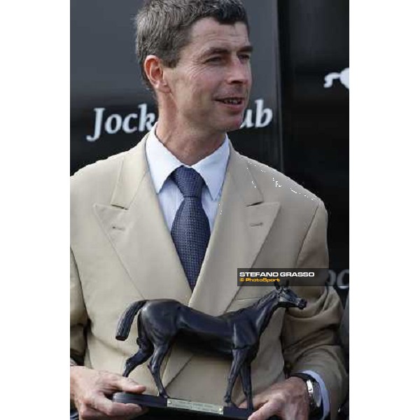 trainer Eric Libaud winner with Vision d\' Etat of Prix du Jockey Club Paris Chantilly, 1st june 2008 ph. Stefano Grasso