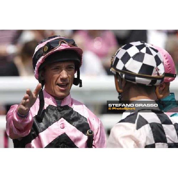Frankie Dettori at the Prix du Jockey Club Paris Chantilly, 1st june 2008 ph. Stefano Grasso