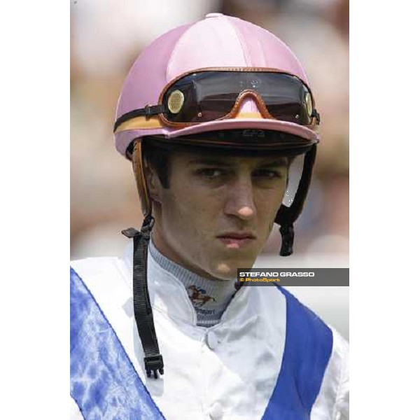 Christophe Soumillon at the Prix du Jockey Club Paris Chantilly, 1st june 2008 ph. Stefano Grasso