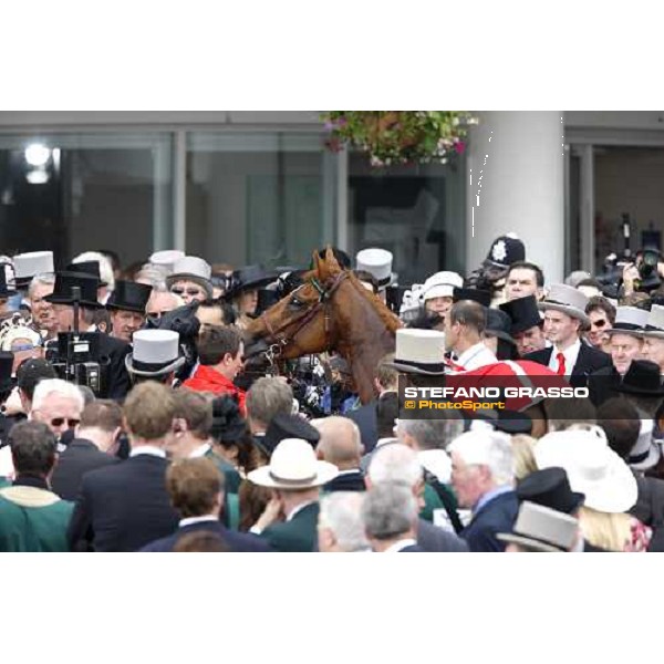 New Approach in the winner circle after winning the Vodafone Derby Epsom, 7th june 2008 ph. Stefano Grasso