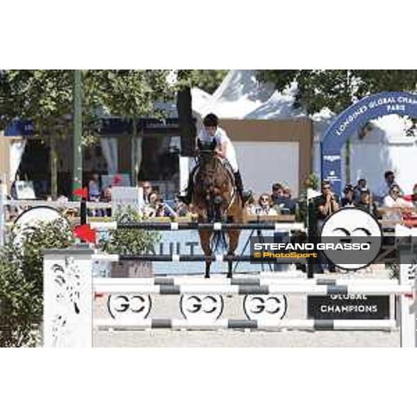 LGCT of Paris Eiffel - Class 9 - Athina Onassis (GRE) on MHS Going Global - Paris Eiffel, Champ de Mars, 6 July 2018 - ph.Stefano Grasso/LGCT