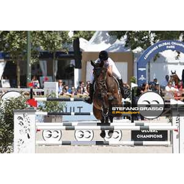 LGCT of Paris Eiffel - Class 9 - Athina Onassis (GRE) on MHS Going Global - Paris Eiffel, Champ de Mars, 6 July 2018 - ph.Stefano Grasso/LGCT