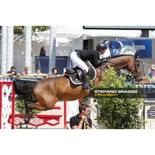 LGCT of Paris Eiffel - Class 9 - Emily Moffitt (GBR) on Zagahorn - Paris Eiffel, Champ de Mars, 6 July 2018 - ph.Stefano Grasso/LGCT