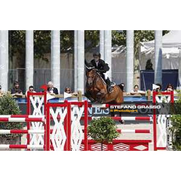 LGCT of Paris Eiffel - Class 9 - Emily Moffitt (GBR) on Zagahorn - Paris Eiffel, Champ de Mars, 6 July 2018 - ph.Stefano Grasso/LGCT