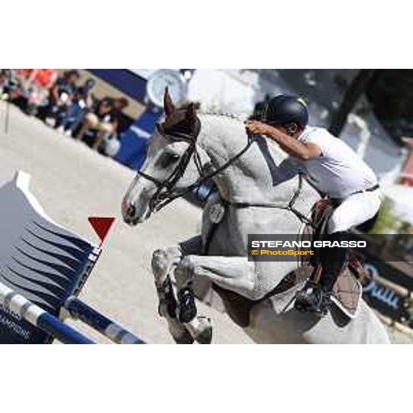 LGCT of Paris Eiffel - Class 9 - Eduardo Alvarez Aznar (ESP) on Seringat - Paris Eiffel, Champ de Mars, 6 July 2018 - ph.Stefano Grasso/LGCT
