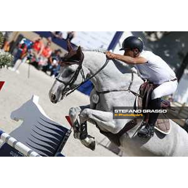 LGCT of Paris Eiffel - Class 9 - Eduardo Alvarez Aznar (ESP) on Seringat - Paris Eiffel, Champ de Mars, 6 July 2018 - ph.Stefano Grasso/LGCT