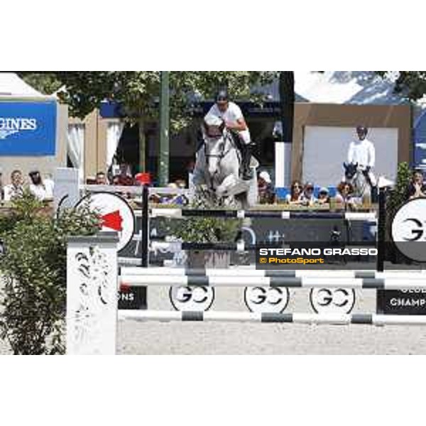 LGCT of Paris Eiffel - Class 9 - Eduardo Alvarez Aznar (ESP) on Seringat - Paris Eiffel, Champ de Mars, 6 July 2018 - ph.Stefano Grasso/LGCT