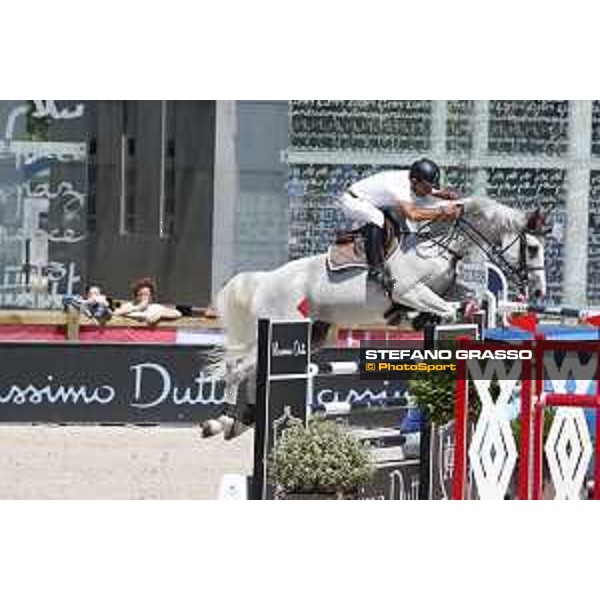 LGCT of Paris Eiffel - Class 9 - Eduardo Alvarez Aznar (ESP) on Seringat - Paris Eiffel, Champ de Mars, 6 July 2018 - ph.Stefano Grasso/LGCT