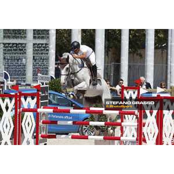LGCT of Paris Eiffel - Class 9 - Eduardo Alvarez Aznar (ESP) on Seringat - Paris Eiffel, Champ de Mars, 6 July 2018 - ph.Stefano Grasso/LGCT