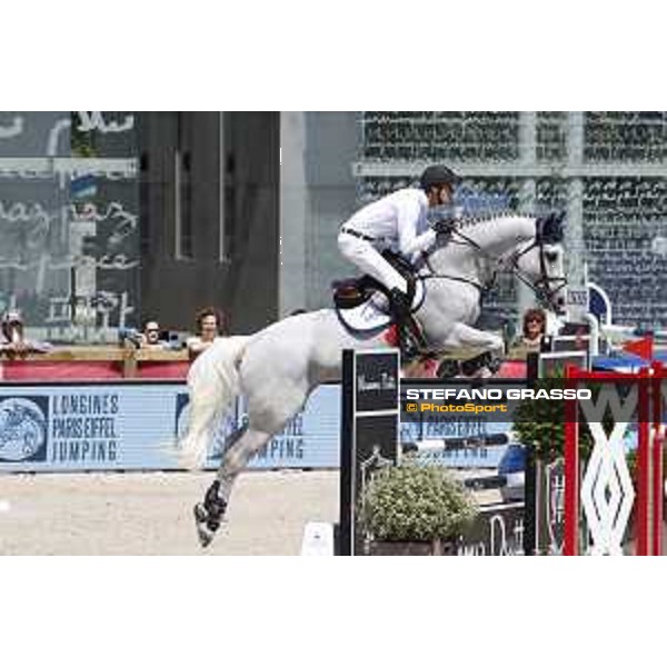 LGCT of Paris Eiffel - Class 9 - Rene Lopez (COL) on Big Brother - Paris Eiffel, Champ de Mars, 6 July 2018 - ph.Stefano Grasso/LGCT