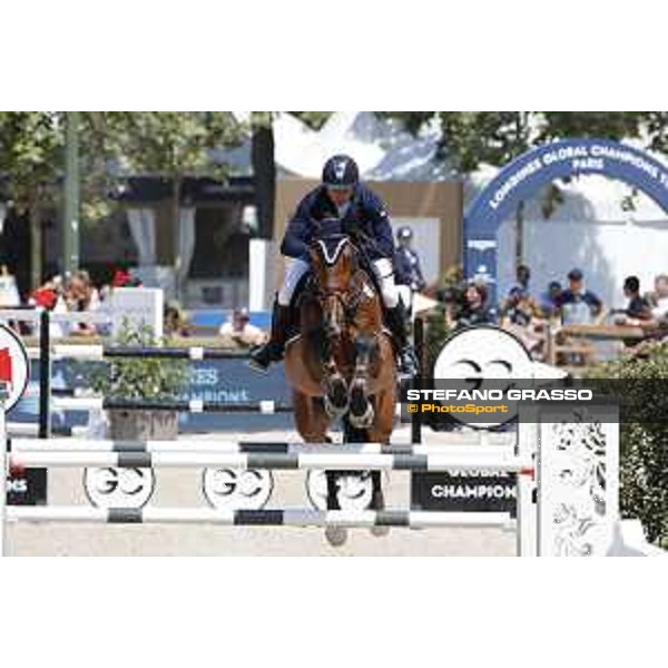 LGCT of Paris Eiffel - Class 9 - Sadri Fegaier (FRA) on Come to Win 51 - Paris Eiffel, Champ de Mars, 6 July 2018 - ph.Stefano Grasso/LGCT