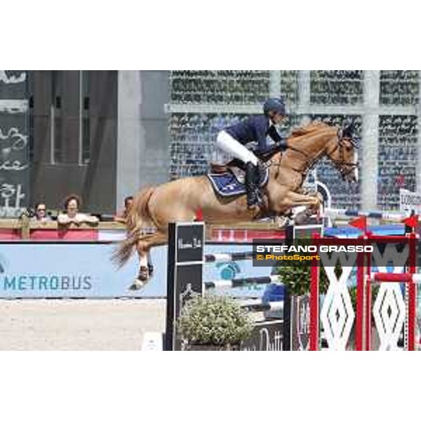 LGCT of Paris Eiffel - Class 9 - Evelina Tovek (SWE) on Oz de Breve - Paris Eiffel, Champ de Mars, 6 July 2018 - ph.Stefano Grasso/LGCT