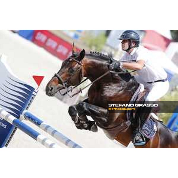 LGCT of Paris Eiffel - Class 9 - Mathieu Billot (FRA) on Unik d\'Ick - Paris Eiffel, Champ de Mars, 6 July 2018 - ph.Stefano Grasso/LGCT