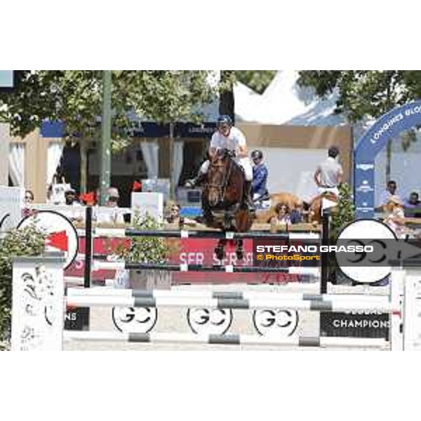 LGCT of Paris Eiffel - Class 9 - Mathieu Billot (FRA) on Unik d\'Ick - Paris Eiffel, Champ de Mars, 6 July 2018 - ph.Stefano Grasso/LGCT