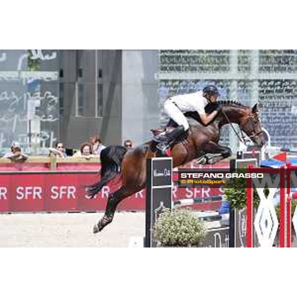 LGCT of Paris Eiffel - Class 9 - Mathieu Billot (FRA) on Unik d\'Ick - Paris Eiffel, Champ de Mars, 6 July 2018 - ph.Stefano Grasso/LGCT