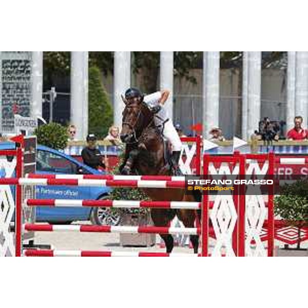 LGCT of Paris Eiffel - Class 9 - Mathieu Billot (FRA) on Unik d\'Ick - Paris Eiffel, Champ de Mars, 6 July 2018 - ph.Stefano Grasso/LGCT