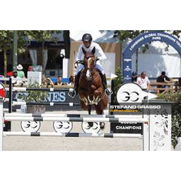 LGCT of Paris Eiffel - Class 9 - Philippe Rozier (FRA) on Reveur de Kergane - Paris Eiffel, Champ de Mars, 6 July 2018 - ph.Stefano Grasso/LGCT