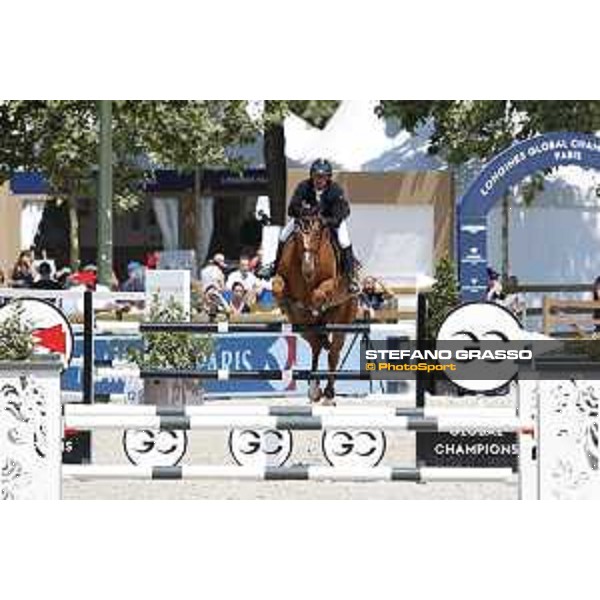 LGCT of Paris Eiffel - Class 9 - Gregory Cottard (FRA) on A Futee de Wy - Paris Eiffel, Champ de Mars, 6 July 2018 - ph.Stefano Grasso/LGCT