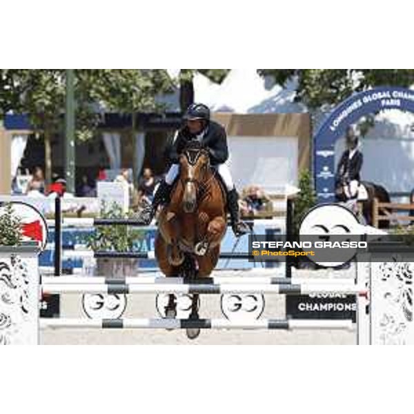 LGCT of Paris Eiffel - Class 9 - Gregory Cottard (FRA) on A Futee de Wy - Paris Eiffel, Champ de Mars, 6 July 2018 - ph.Stefano Grasso/LGCT