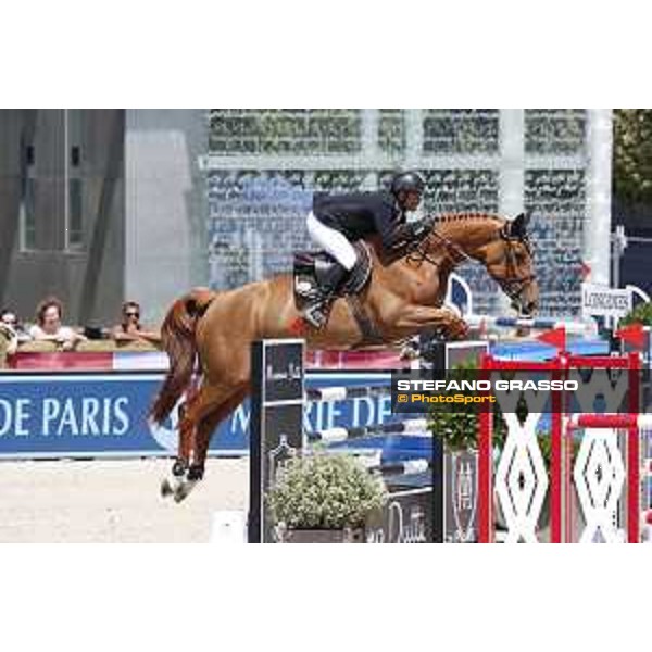 LGCT of Paris Eiffel - Class 9 - Gregory Cottard (FRA) on A Futee de Wy - Paris Eiffel, Champ de Mars, 6 July 2018 - ph.Stefano Grasso/LGCT