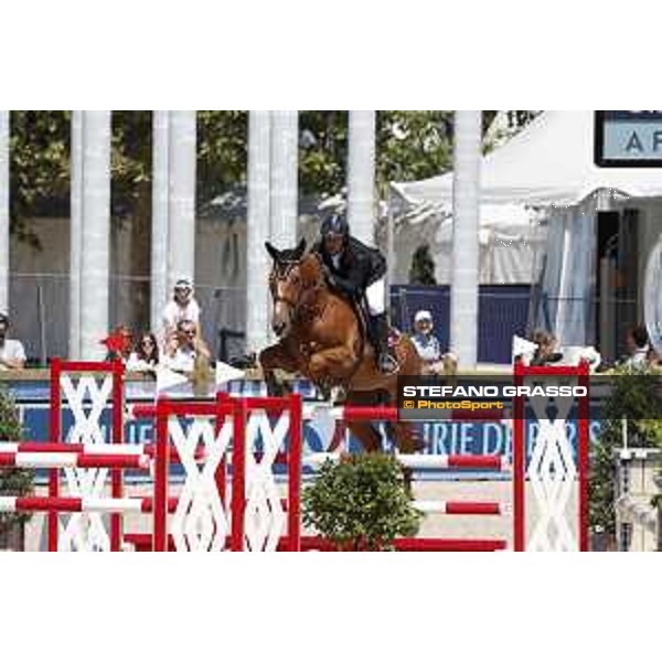 LGCT of Paris Eiffel - Class 9 - Gregory Cottard (FRA) on A Futee de Wy - Paris Eiffel, Champ de Mars, 6 July 2018 - ph.Stefano Grasso/LGCT