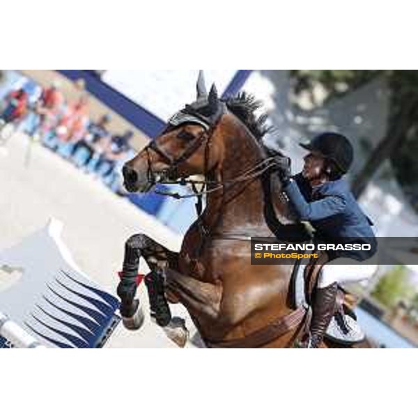 LGCT of Paris Eiffel - Class 9 - Alexandra Thornton (GBR) on HHS Figero - Paris Eiffel, Champ de Mars, 6 July 2018 - ph.Stefano Grasso/LGCT