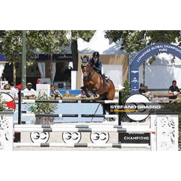 LGCT of Paris Eiffel - Class 9 - Alexandra Thornton (GBR) on HHS Figero - Paris Eiffel, Champ de Mars, 6 July 2018 - ph.Stefano Grasso/LGCT