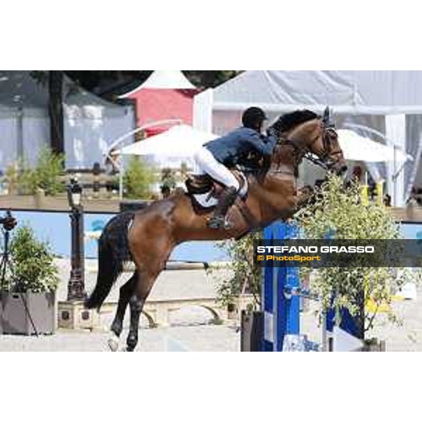 LGCT of Paris Eiffel - Class 9 - Alexandra Thornton (GBR) on HHS Figero - Paris Eiffel, Champ de Mars, 6 July 2018 - ph.Stefano Grasso/LGCT