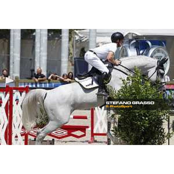 LGCT of Paris Eiffel - Class 9 - Marcus Ehning (GER) on Cornado NRW - Paris Eiffel, Champ de Mars, 6 July 2018 - ph.Stefano Grasso/LGCT