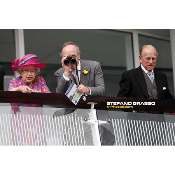 The Queen and Prince Philip at Derby Day Epsom, 7th june 2008 ph. Stefano Grasso