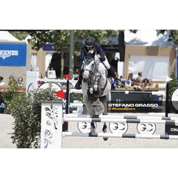 LGCT of Paris Eiffel - Class 9 - Roger Yves Bost (FRA) on Pegase du Murier - Paris Eiffel, Champ de Mars, 6 July 2018 - ph.Stefano Grasso/LGCT