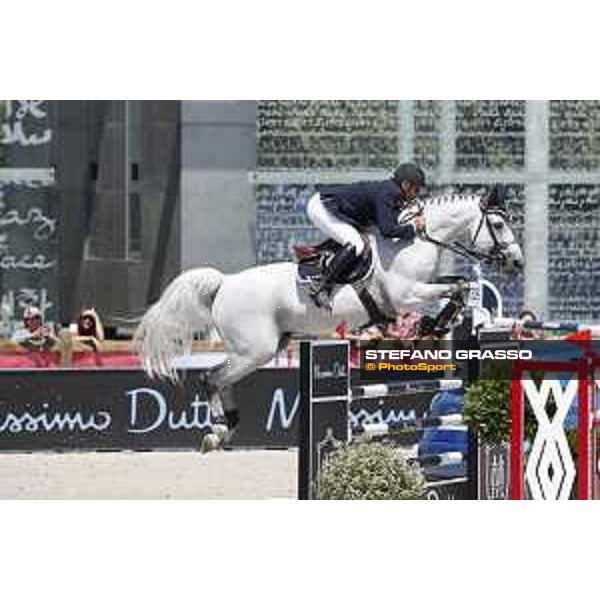 LGCT of Paris Eiffel - Class 9 - Roger Yves Bost (FRA) on Pegase du Murier - Paris Eiffel, Champ de Mars, 6 July 2018 - ph.Stefano Grasso/LGCT