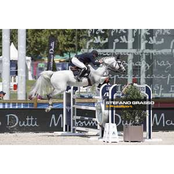LGCT of Paris Eiffel - Class 9 - Roger Yves Bost (FRA) on Pegase du Murier - Paris Eiffel, Champ de Mars, 6 July 2018 - ph.Stefano Grasso/LGCT