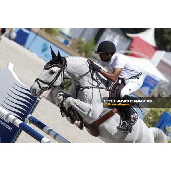 LGCT of Paris Eiffel - Class 9 - Bassem Hassan Mohammed (QAT) on Argelith Squid - Paris Eiffel, Champ de Mars, 6 July 2018 - ph.Stefano Grasso/LGCT