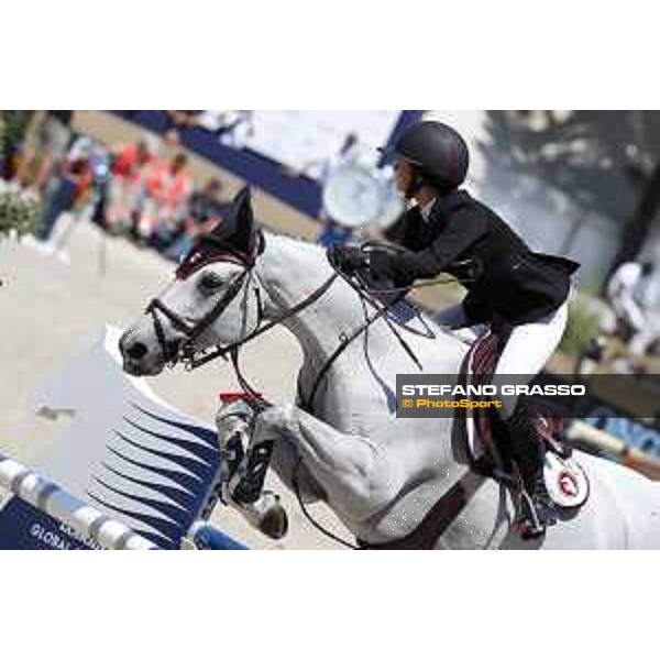 LGCT of Paris Eiffel - Class 9 - Georgina Bloomberg (USA) on Paola 233 - Paris Eiffel, Champ de Mars, 6 July 2018 - ph.Stefano Grasso/LGCT