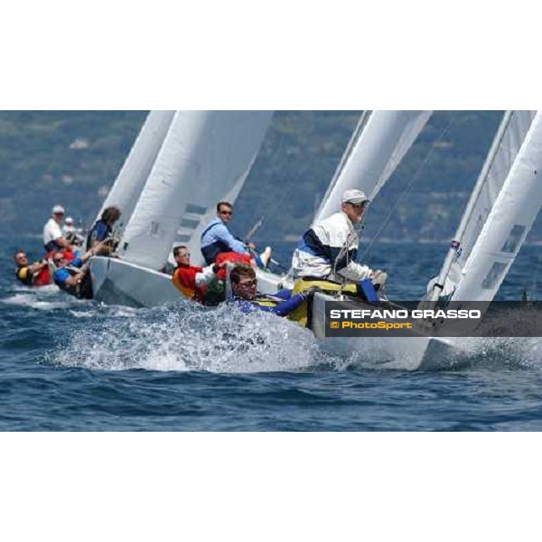 \'Stars approaching the first buoy during Tito Nordio Cup - first heat Triest, may 17 2003-ph.Stefano Grasso\' 