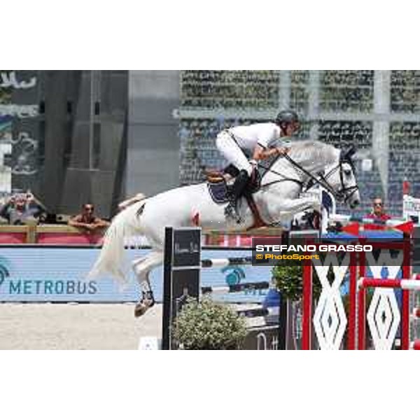 LGCT of Paris Eiffel - Class 9 - Gregory Wathelet (BEL) on Coree - Paris Eiffel, Champ de Mars, 6 July 2018 - ph.Stefano Grasso/LGCT
