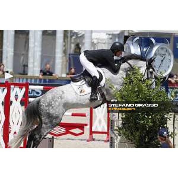 LGCT of Paris Eiffel - Class 9 - Elizabeth Madden (USA) on Con Taggio - Paris Eiffel, Champ de Mars, 6 July 2018 - ph.Stefano Grasso/LGCT