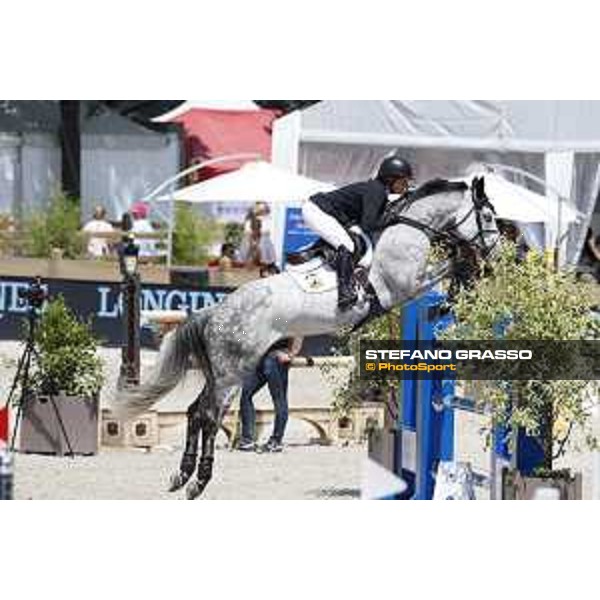 LGCT of Paris Eiffel - Class 9 - Elizabeth Madden (USA) on Con Taggio - Paris Eiffel, Champ de Mars, 6 July 2018 - ph.Stefano Grasso/LGCT