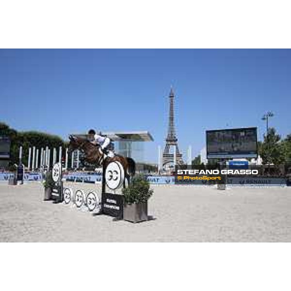 LGCT of Paris Eiffel - Class 9 - Athina Onassis (GRE) on MHS Going Global - Paris Eiffel, Champ de Mars, 6 July 2018 - ph.Stefano Grasso/LGCT