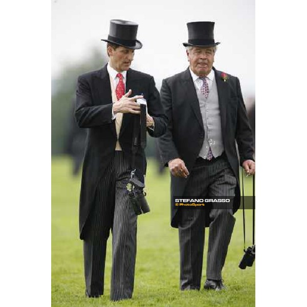 Sir Michael Stoute at Epsom Epsom, 7th june 2008 ph. Stefano Grasso