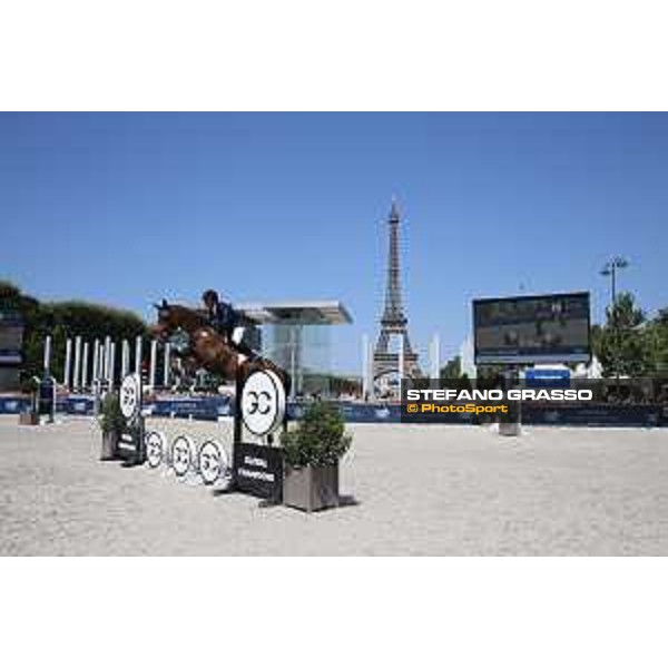 LGCT of Paris Eiffel - Class 9 - Sadri Fegaier (FRA) on Come to Win 51 - Paris Eiffel, Champ de Mars, 6 July 2018 - ph.Stefano Grasso/LGCT