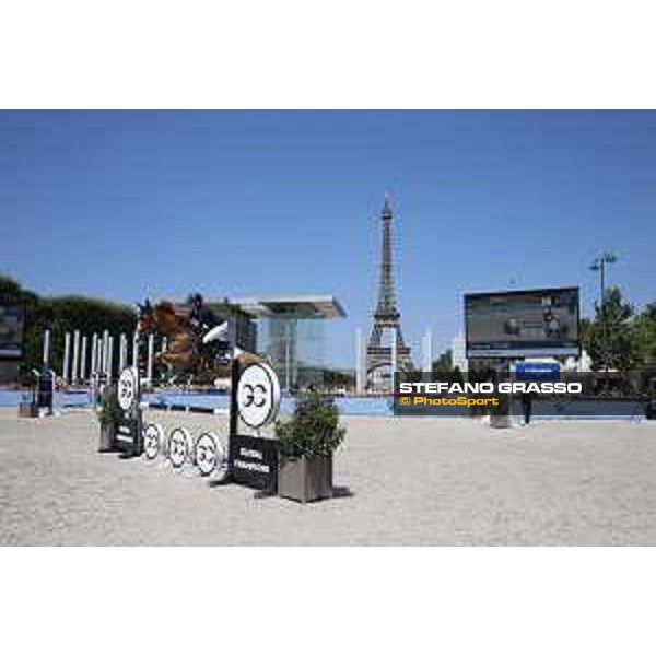 LGCT of Paris Eiffel - Class 9 - Evelina Tovek (SWE) on Oz de Breve - Paris Eiffel, Champ de Mars, 6 July 2018 - ph.Stefano Grasso/LGCT