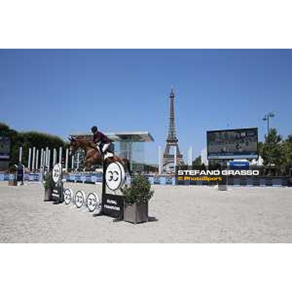 LGCT of Paris Eiffel - Class 9 - Sheikh Ali Al Thani (QAT) on Sirocco - Paris Eiffel, Champ de Mars, 6 July 2018 - ph.Stefano Grasso/LGCT