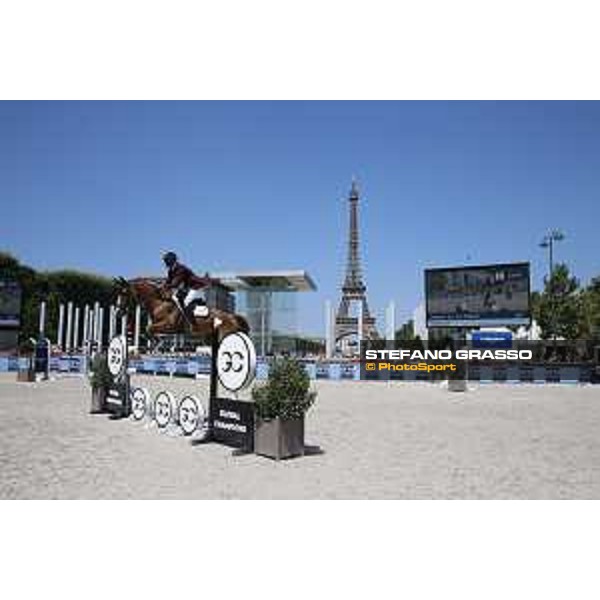 LGCT of Paris Eiffel - Class 9 - Sheikh Ali Al Thani (QAT) on Sirocco - Paris Eiffel, Champ de Mars, 6 July 2018 - ph.Stefano Grasso/LGCT